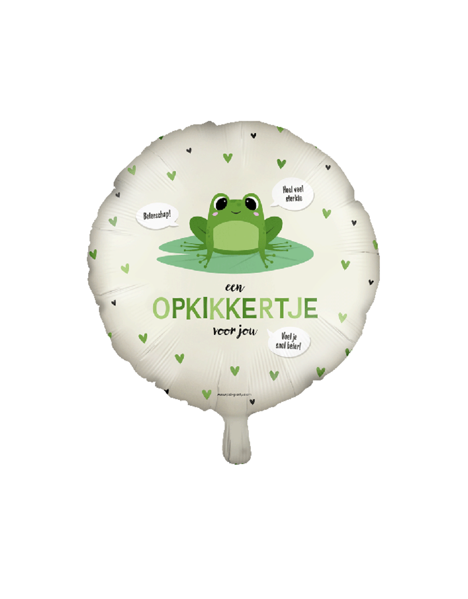 pd party "Opkikkertje" Folieballon