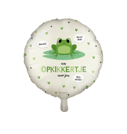 pd party "Opkikkertje" Folieballon