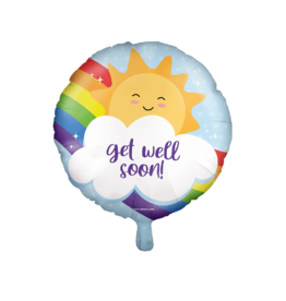 pd party "Get Well Soon" Folieballon
