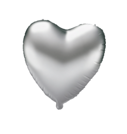 pd party "Silver hart" Folieballon