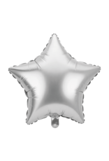 pd party "Zilveren Ster" Folieballon