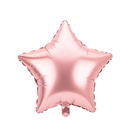 pd party "Roségouden Ster" Folieballon