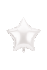 pd party "Witte Ster" Folieballon