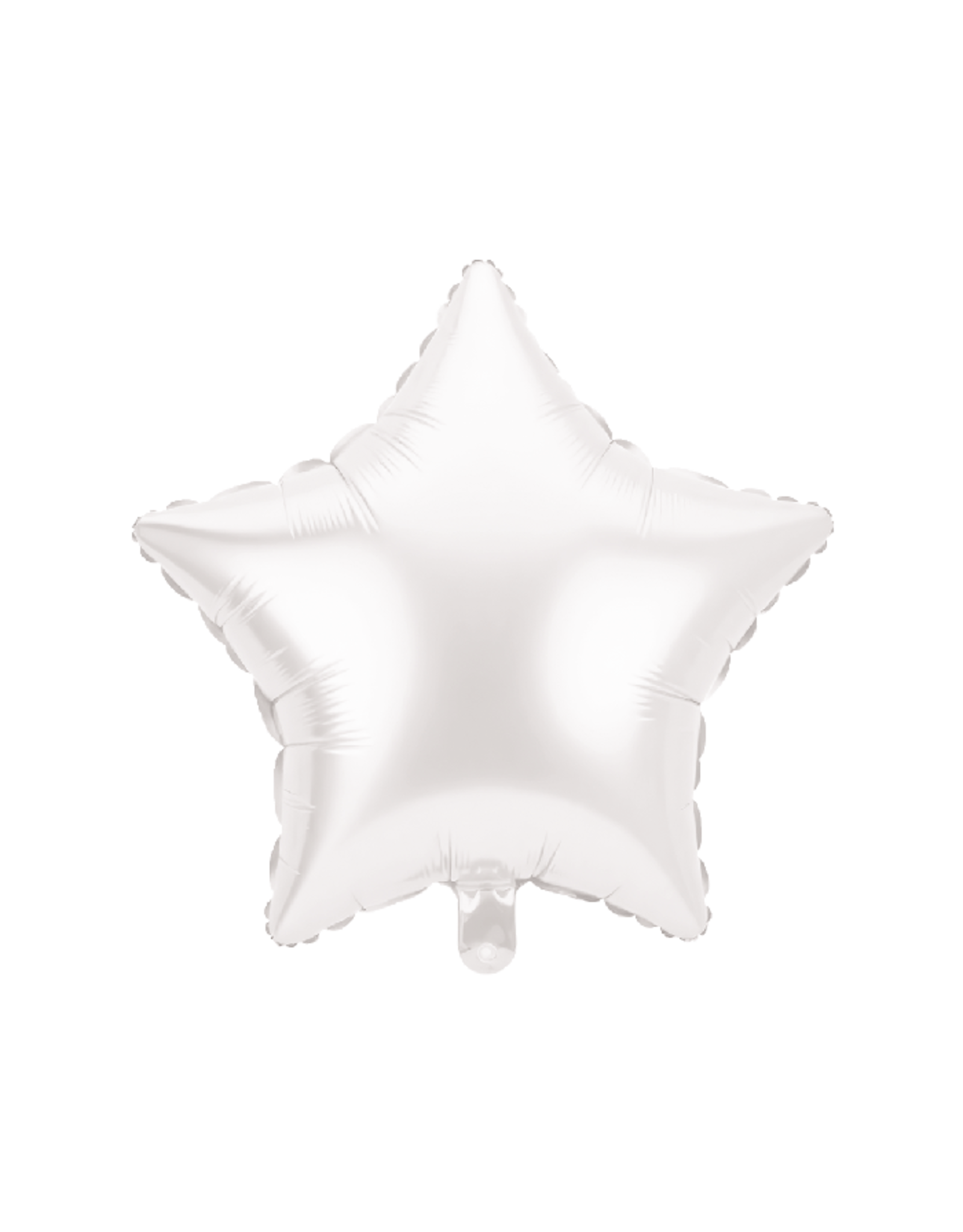 pd party "Witte Ster" Folieballon