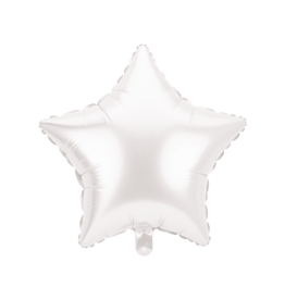 pd party "Witte Ster" Folieballon