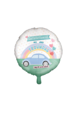 pd party "Gefeliciteerd met jullie Trouwdag" Folieballon