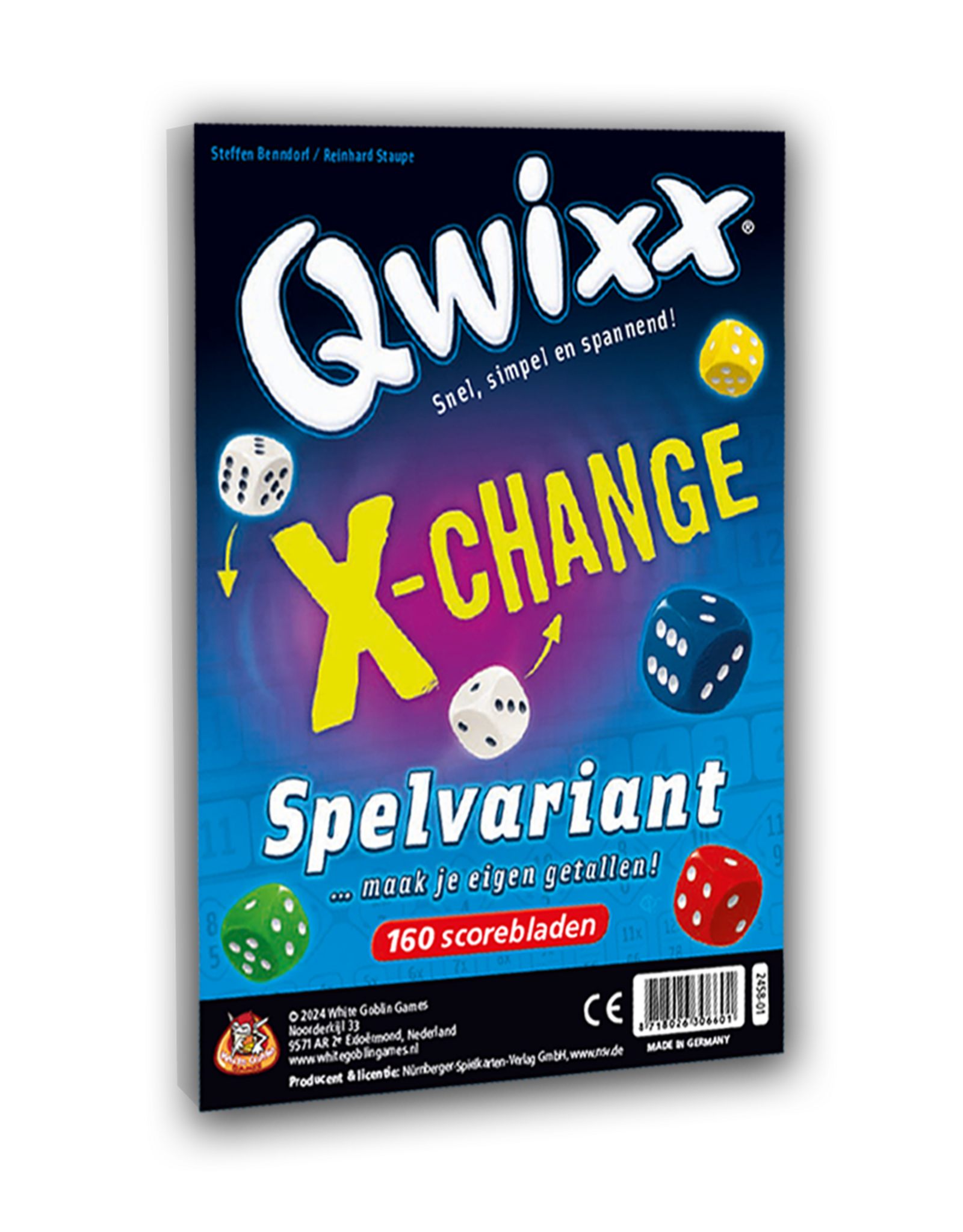 White Goblin Games Qwixx X-Change Scoreblokken