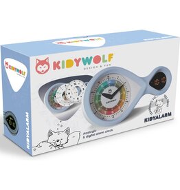 KidyWolf KIDYALARM Educatieve Wekker Blauw