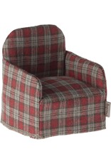 Maileg Chair Mouse  - Red Checker