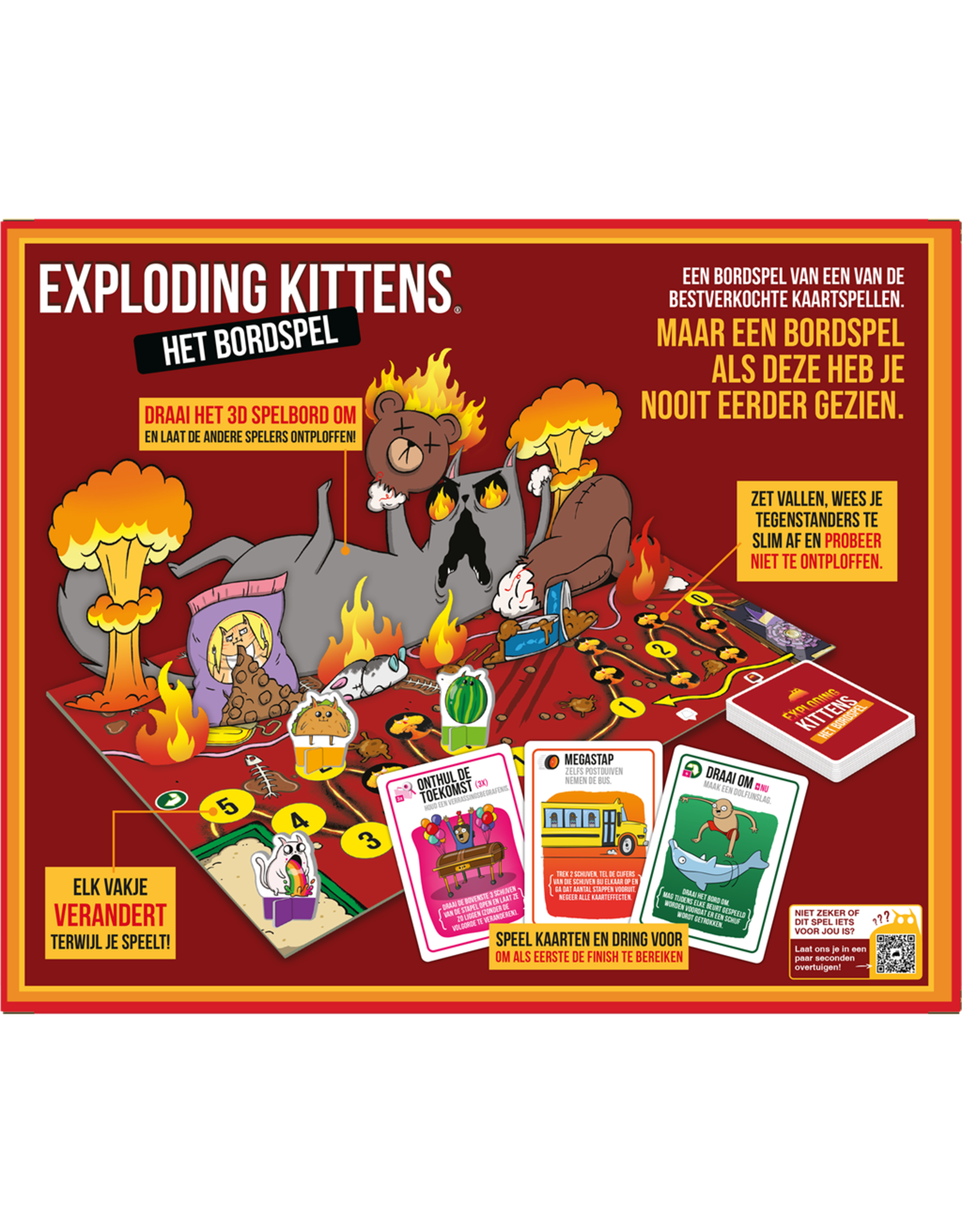 Exploding Kittens Het Bordspel