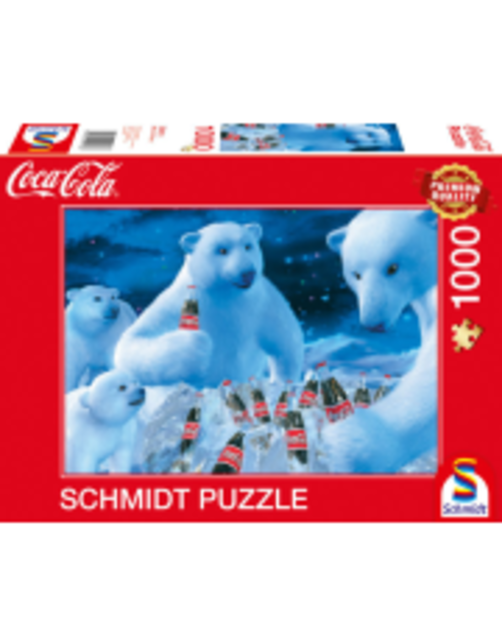 Schmidt Schmidt Puzzle "Coca Cola IJsberen"