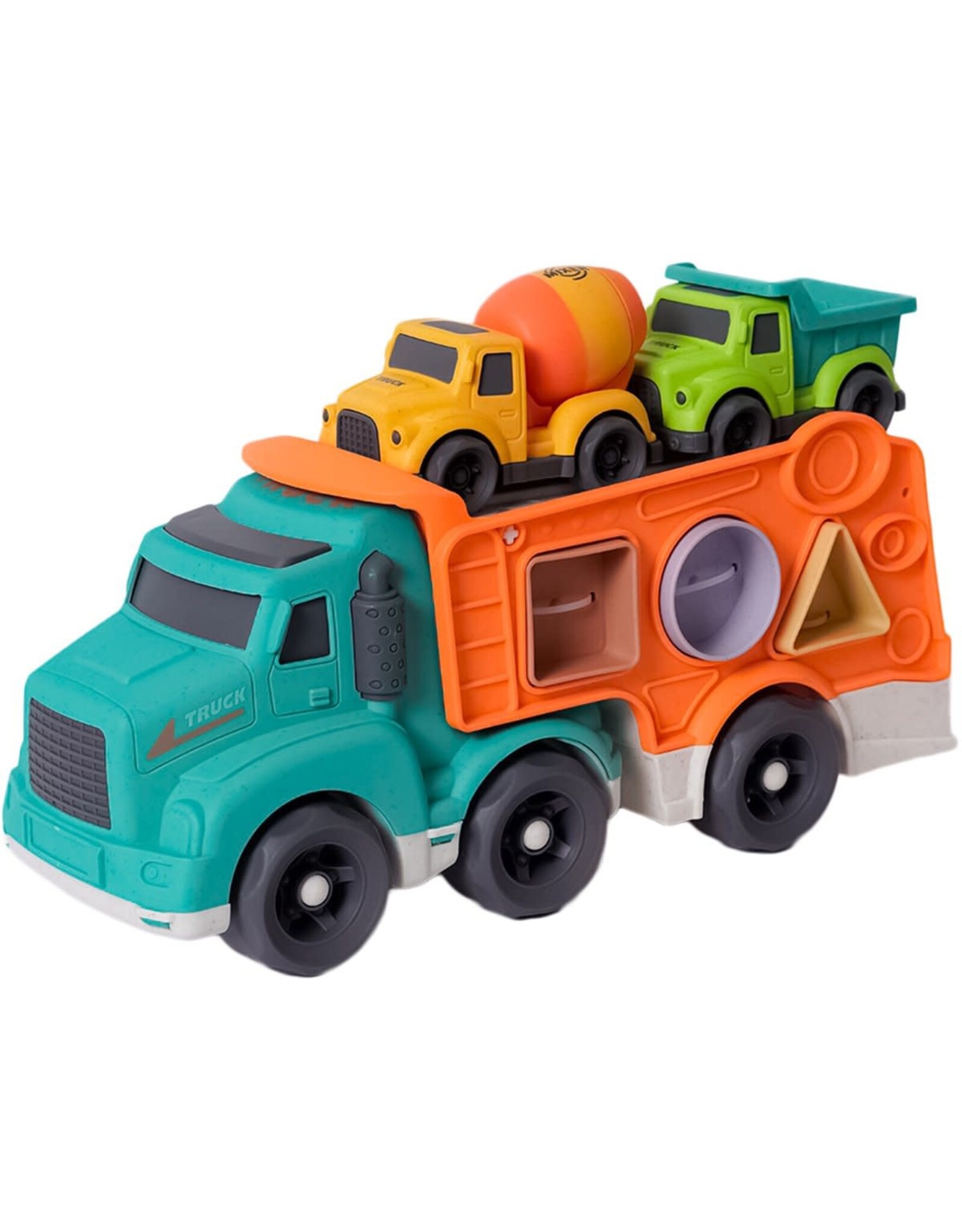 Vormenstoof Truck met  Kleine Vrachtauto's