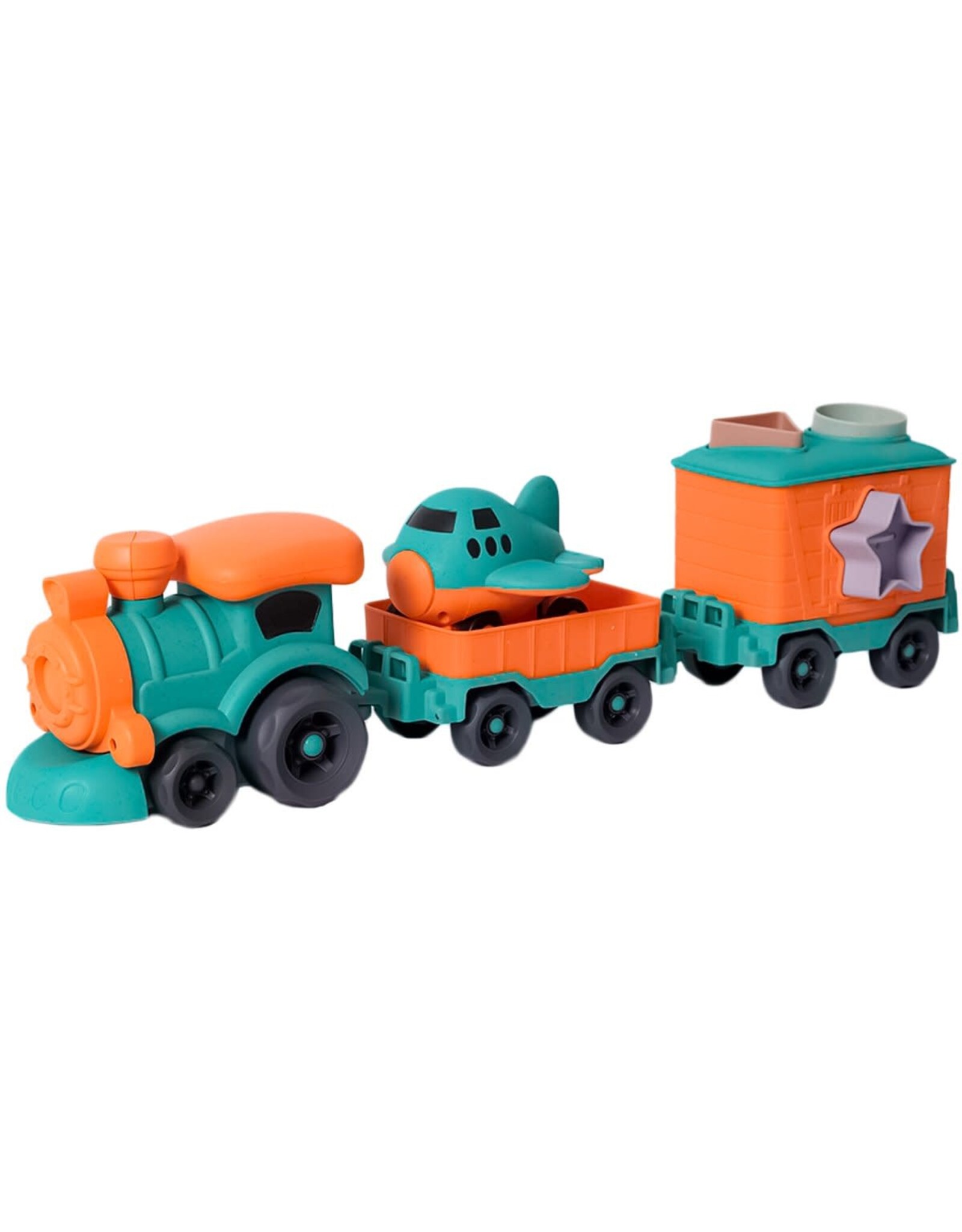 Vormenstoof Trein met 3  Wagons