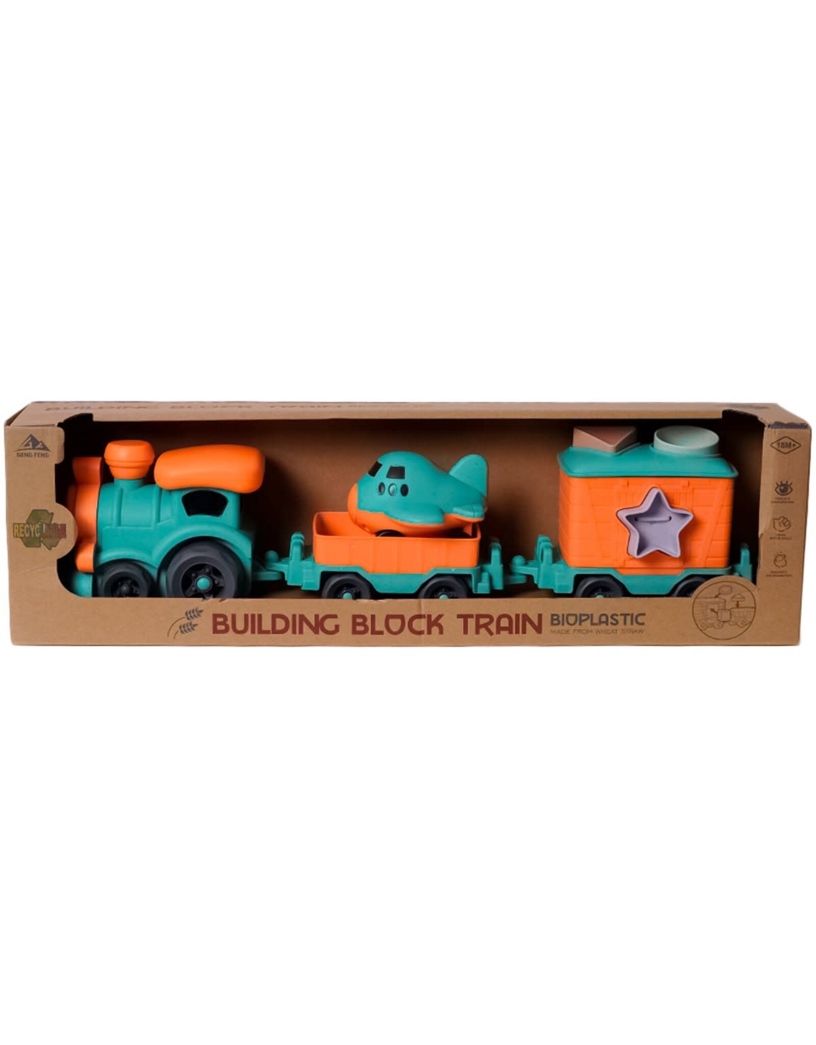 Vormenstoof Trein met 3  Wagons