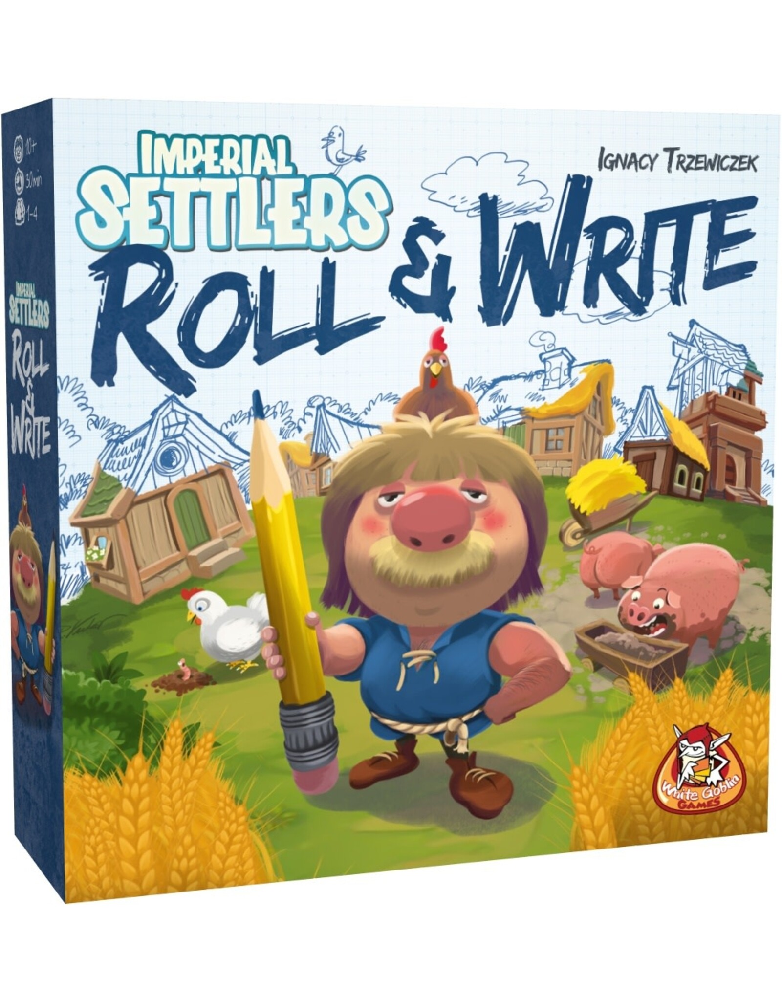 White Goblin Games Imperial Settlers Roll & Write