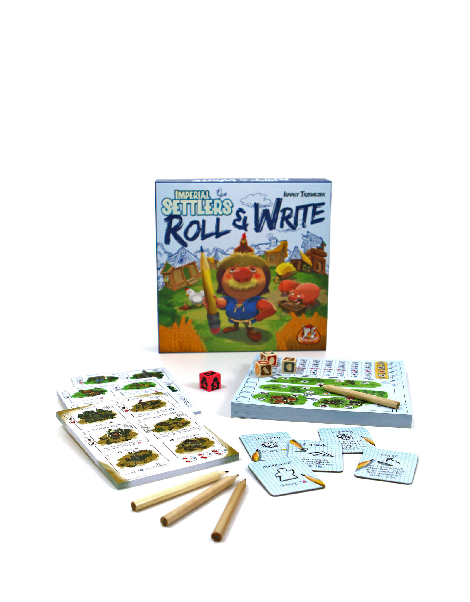 White Goblin Games Imperial Settlers Roll & Write