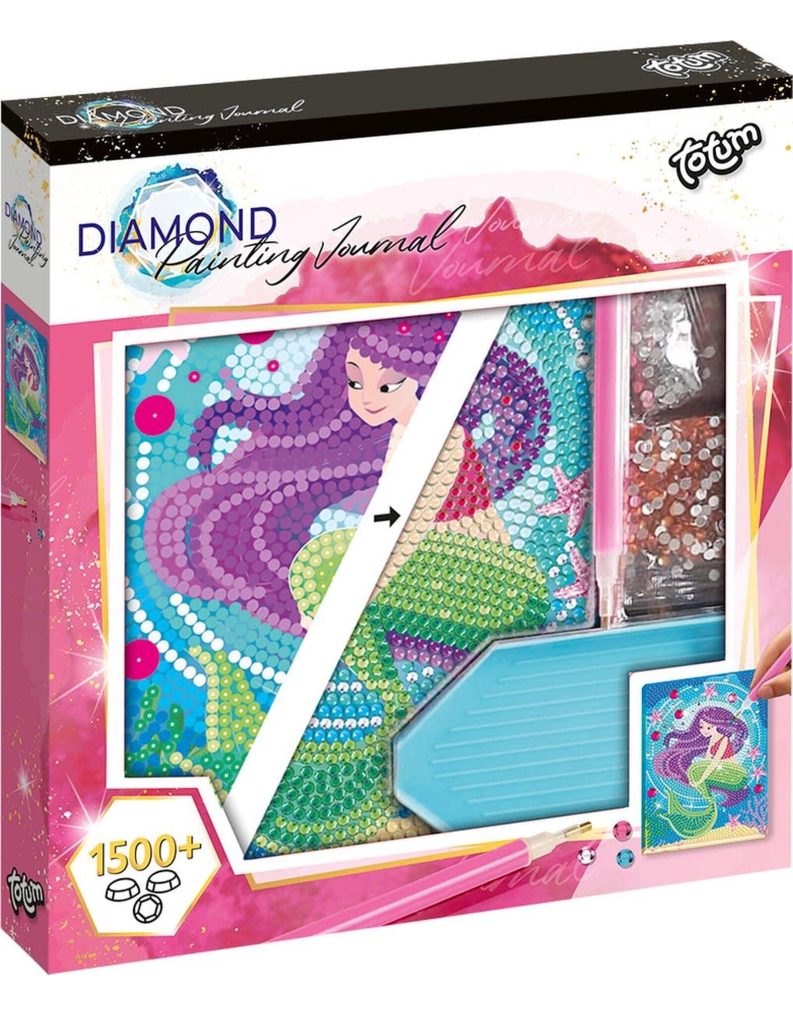 ToTum Diamond Painting Notebook "Zeemeermin"