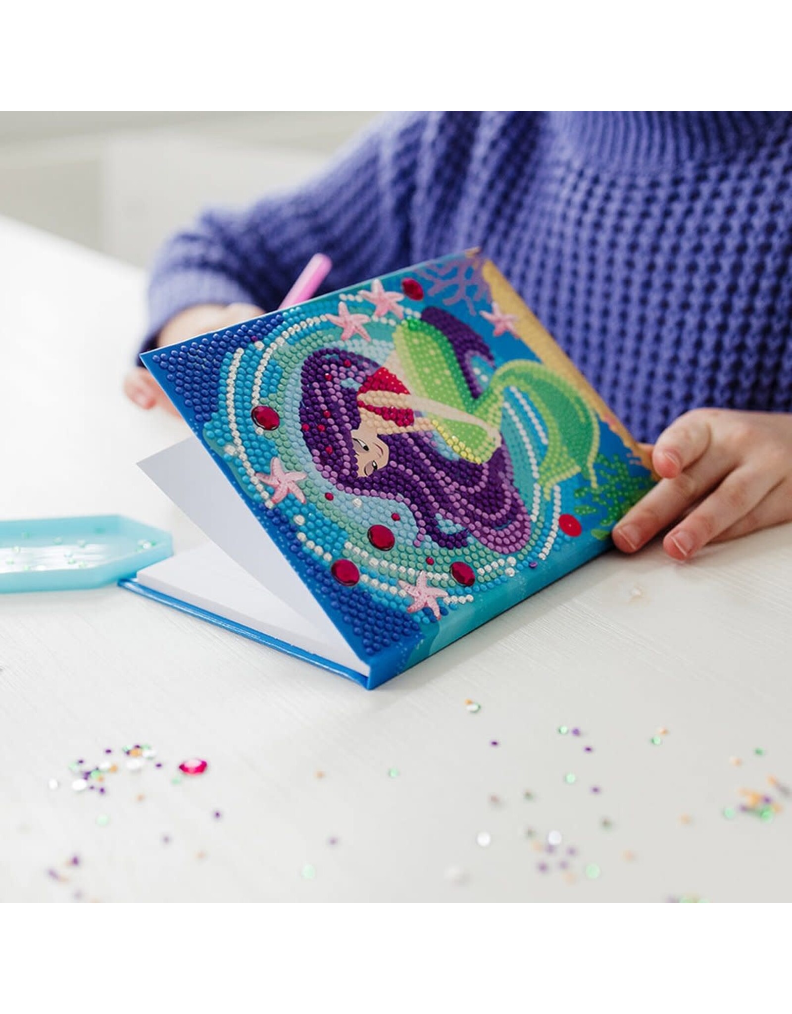 ToTum Diamond Painting Notebook "Zeemeermin"