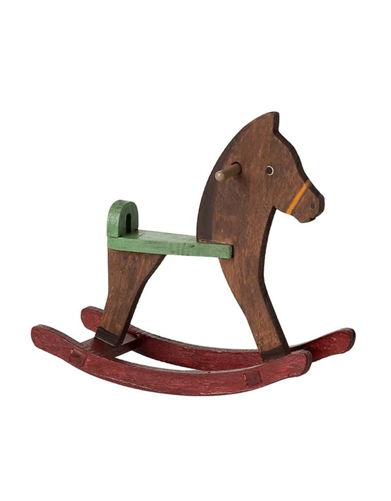 Maileg Rocking Horse Mouse - Brown