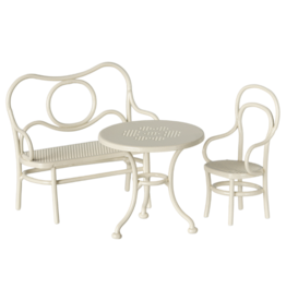 Maileg Café Set Mouse Small - Off white