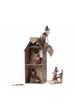 Maileg Santa Mouse - Big brother in Gingerbread House