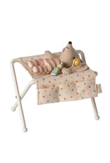Maileg Nursery Table Baby Mouse - Off white