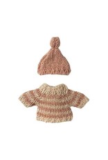 Maileg Knitted Sweater and Hat - Big Sister Mouse