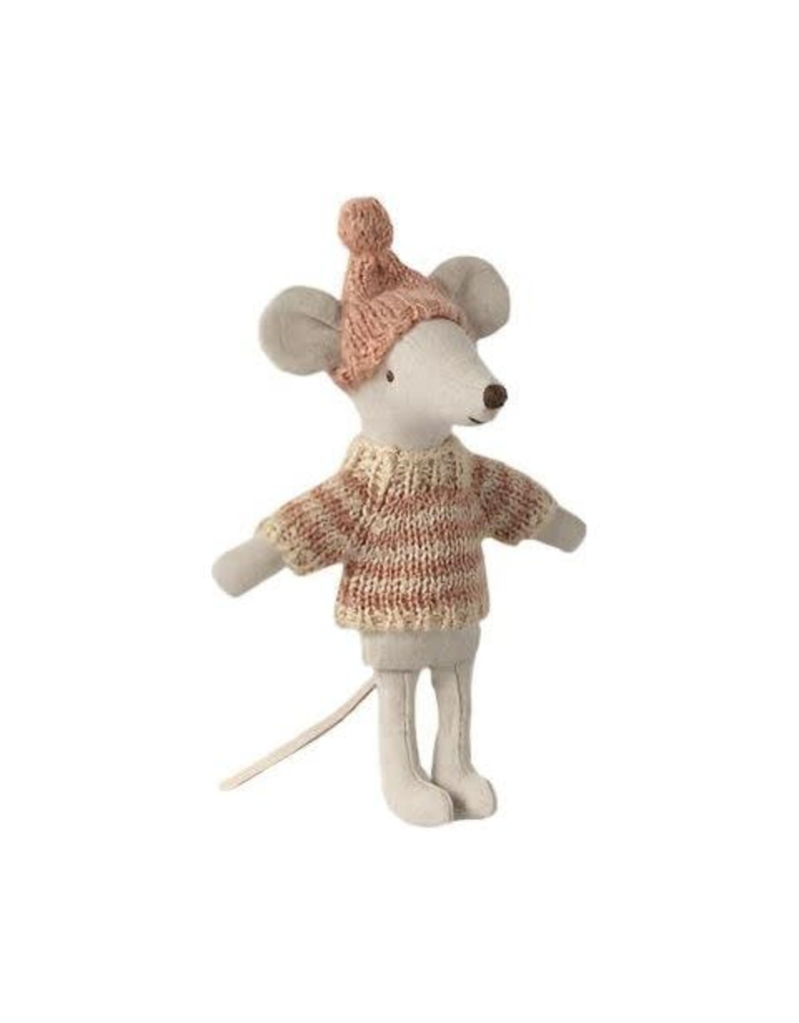Maileg Knitted Sweater and Hat - Big Sister Mouse