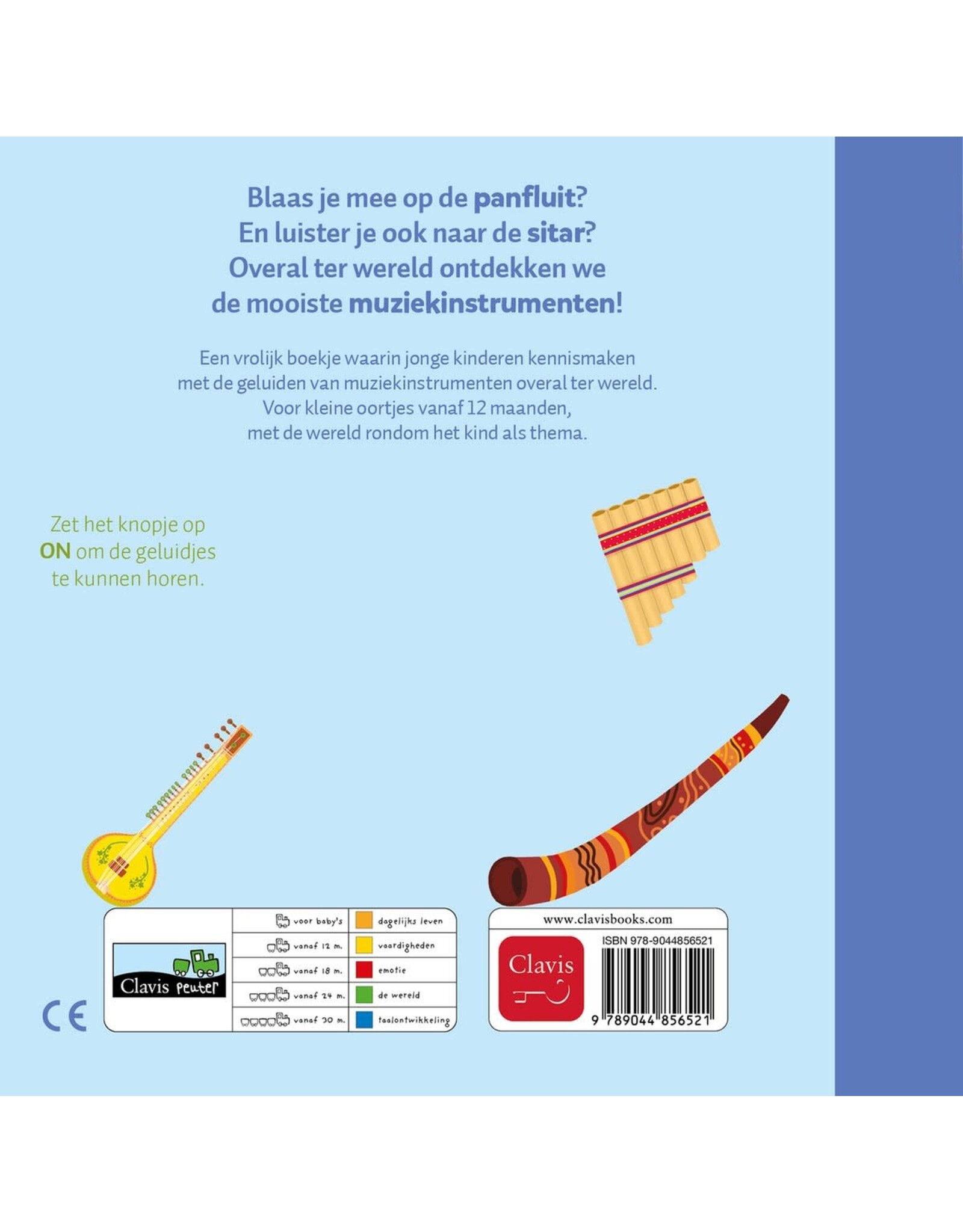 Geluidenboekje "Nog meer muziek instrumenten van overal”