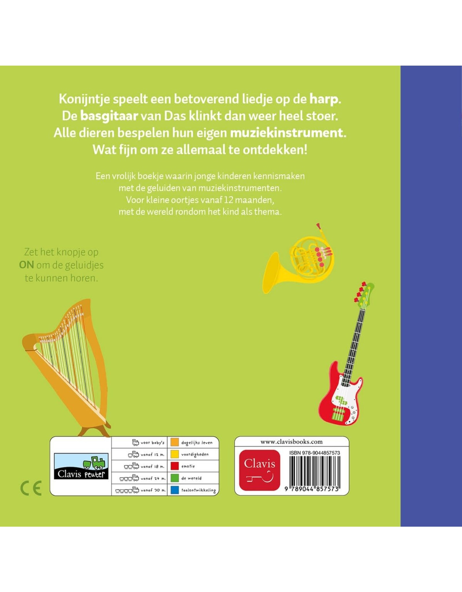 Geluidenboekje "Nog meer muziek instrumenten van dichtbij”