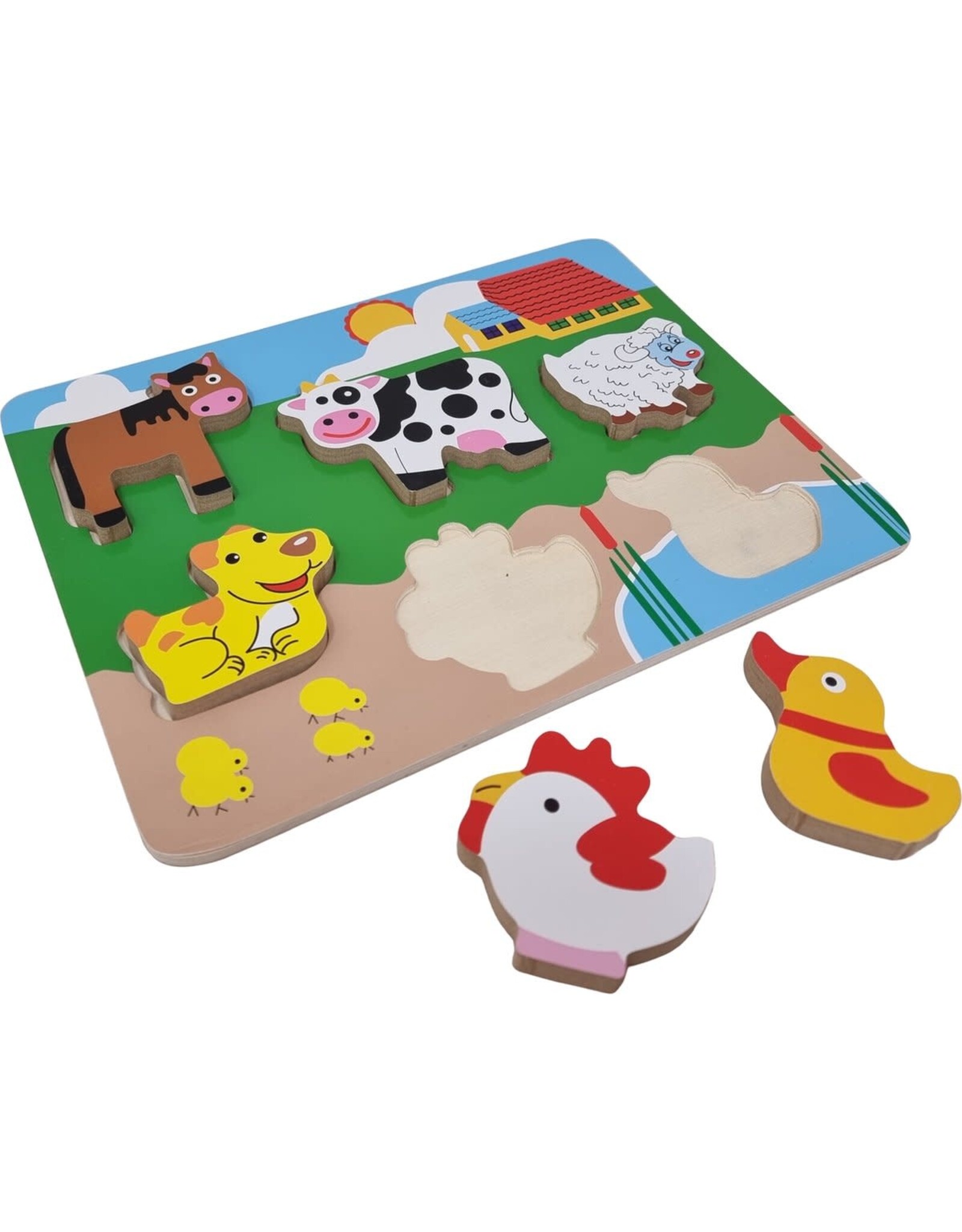 Dikke stukken puzzel Boerderij