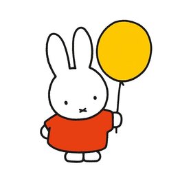 nijntje wenskaart "Ballon"