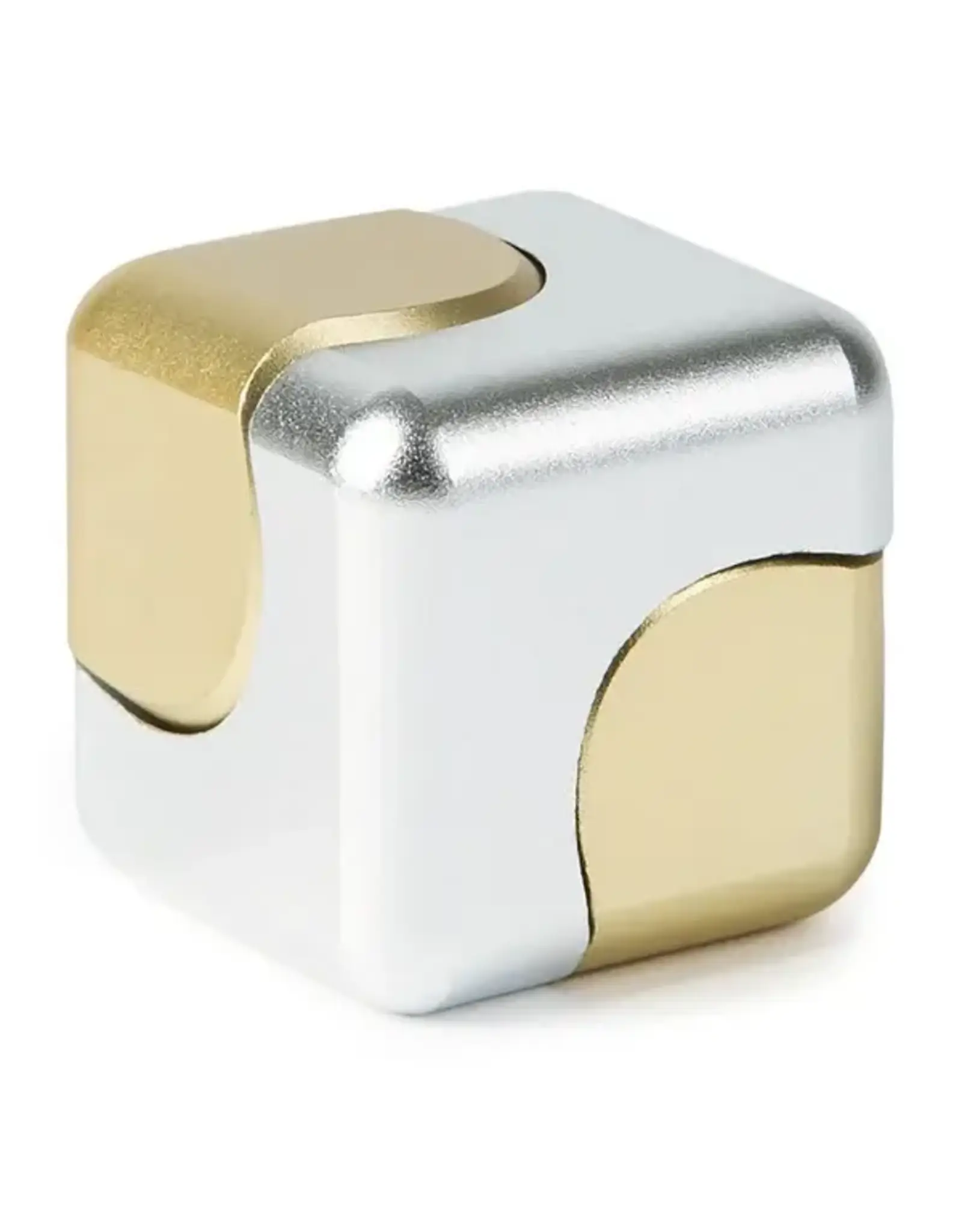Click Bopster Cube Spinner Silver & Gold