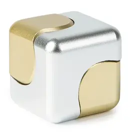 Click Bopster Cube Spinner Silver & Gold