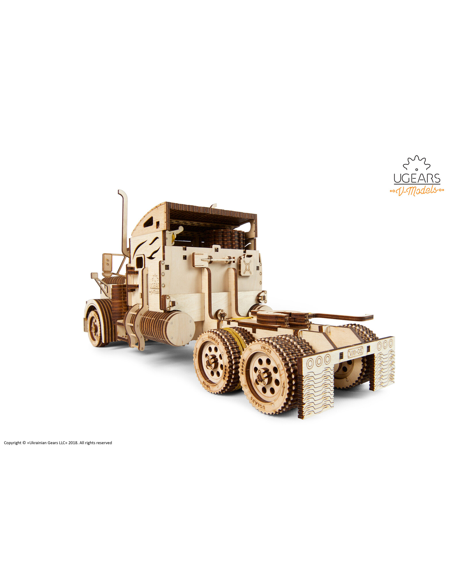 Ugears Houten Modelbouw - Heavy Boy Truck VM-03