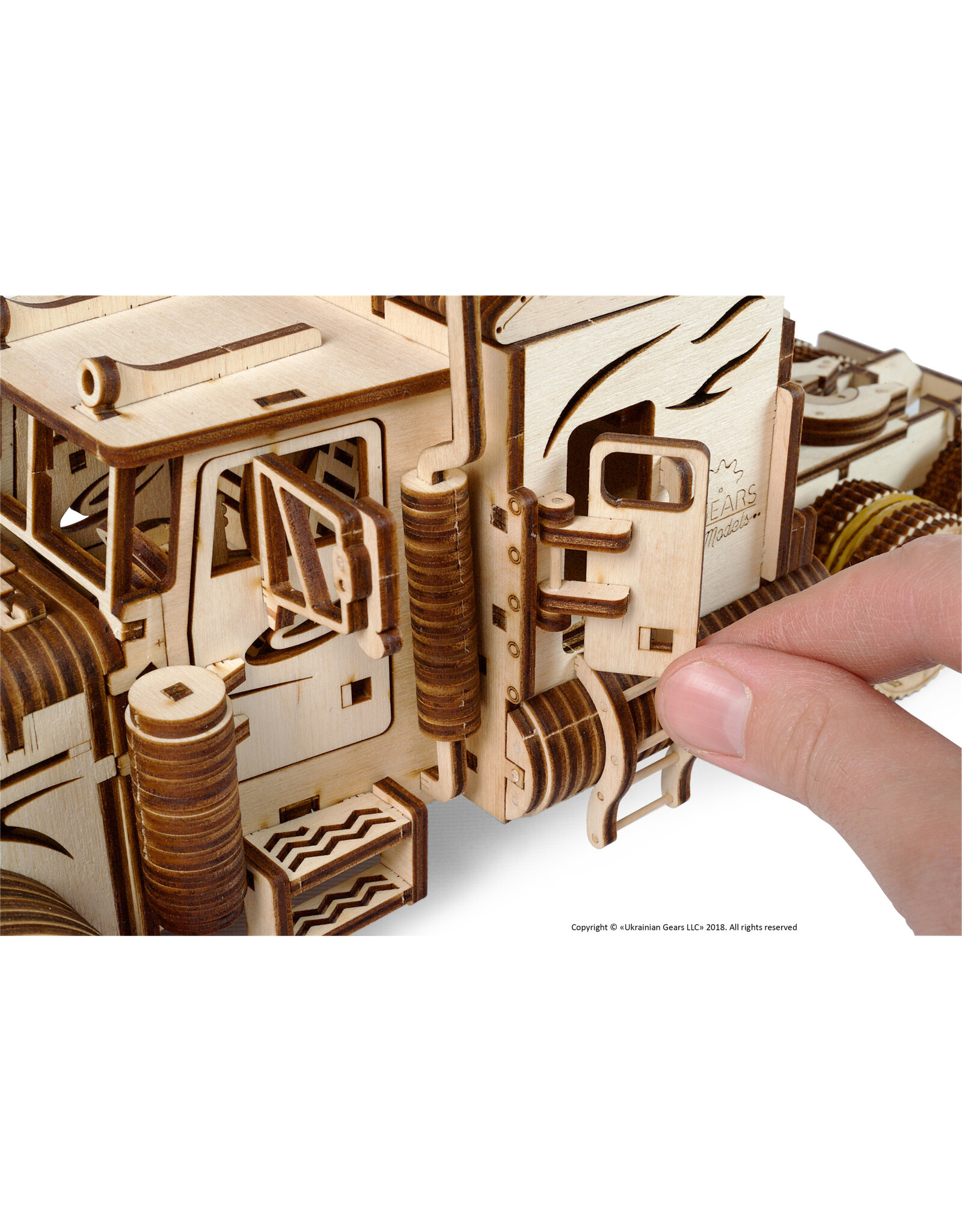 Ugears Houten Modelbouw - Heavy Boy Truck VM-03