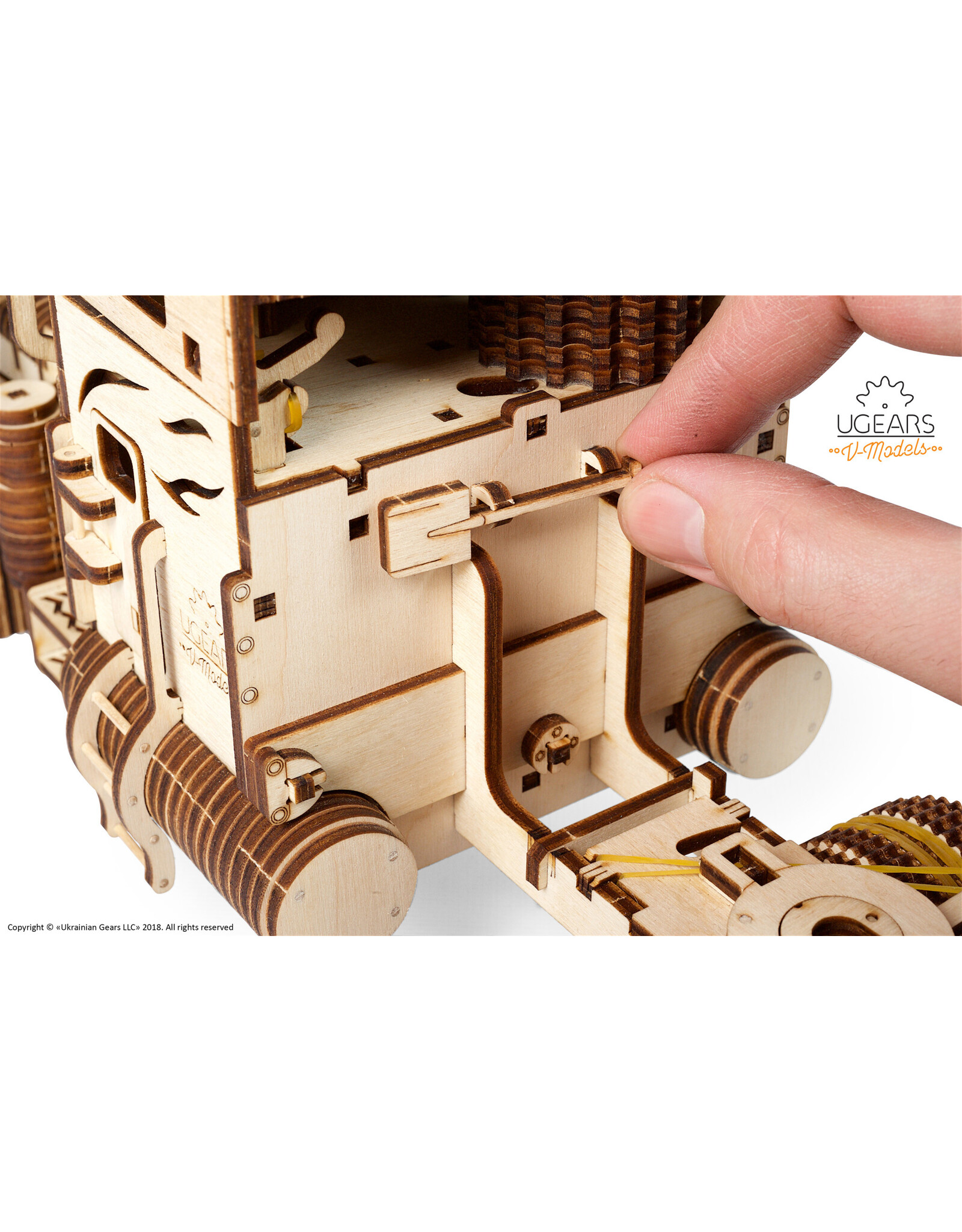 Ugears Houten Modelbouw - Heavy Boy Truck VM-03