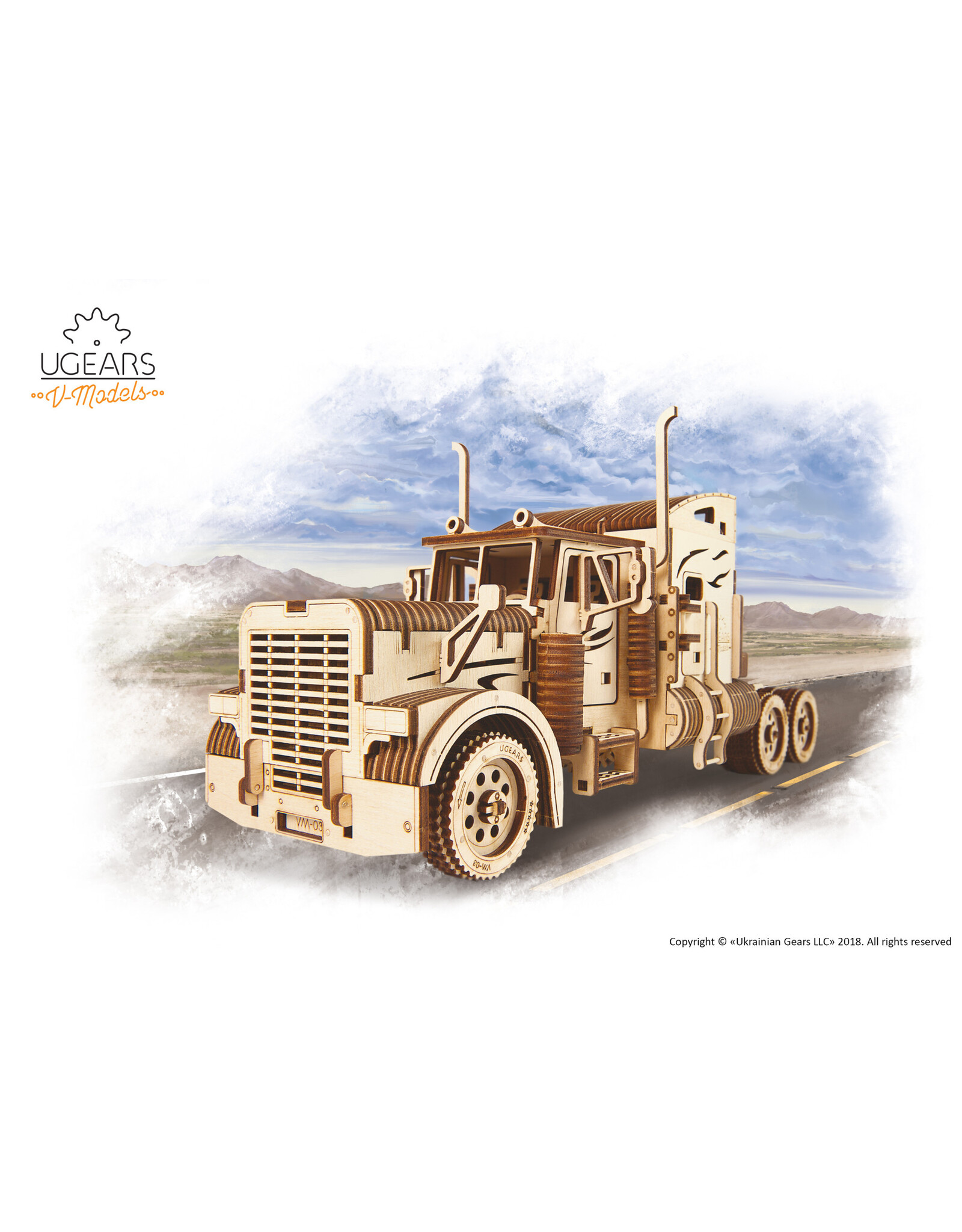 Ugears Houten Modelbouw - Heavy Boy Truck VM-03