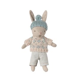 Maileg Winter Rabbit Micro - Sand Mint