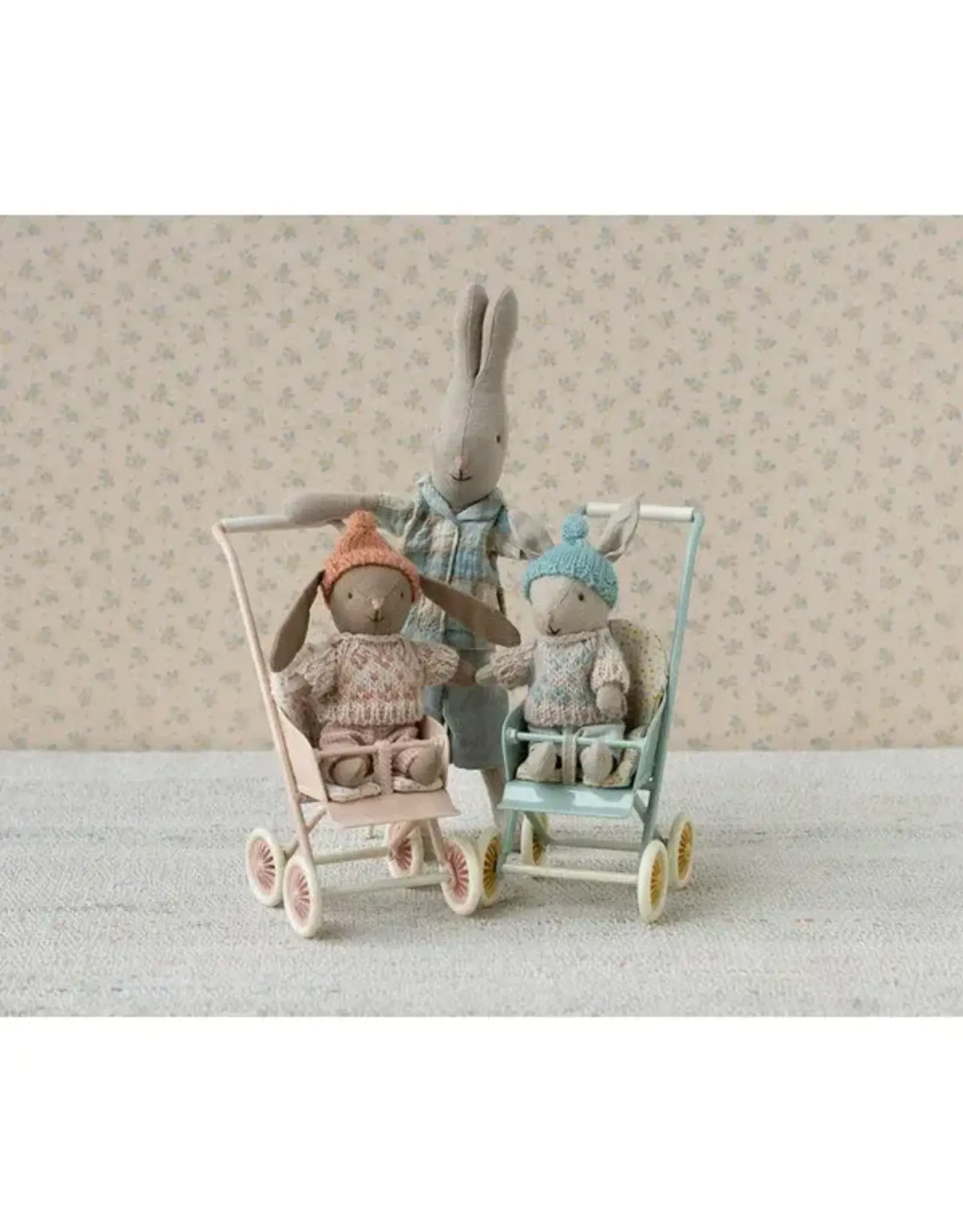 Maileg Winter Rabbit Micro - Sand Mint