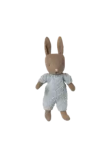 Maileg Rabbit Micro Knitted Suit - Brown Blue
