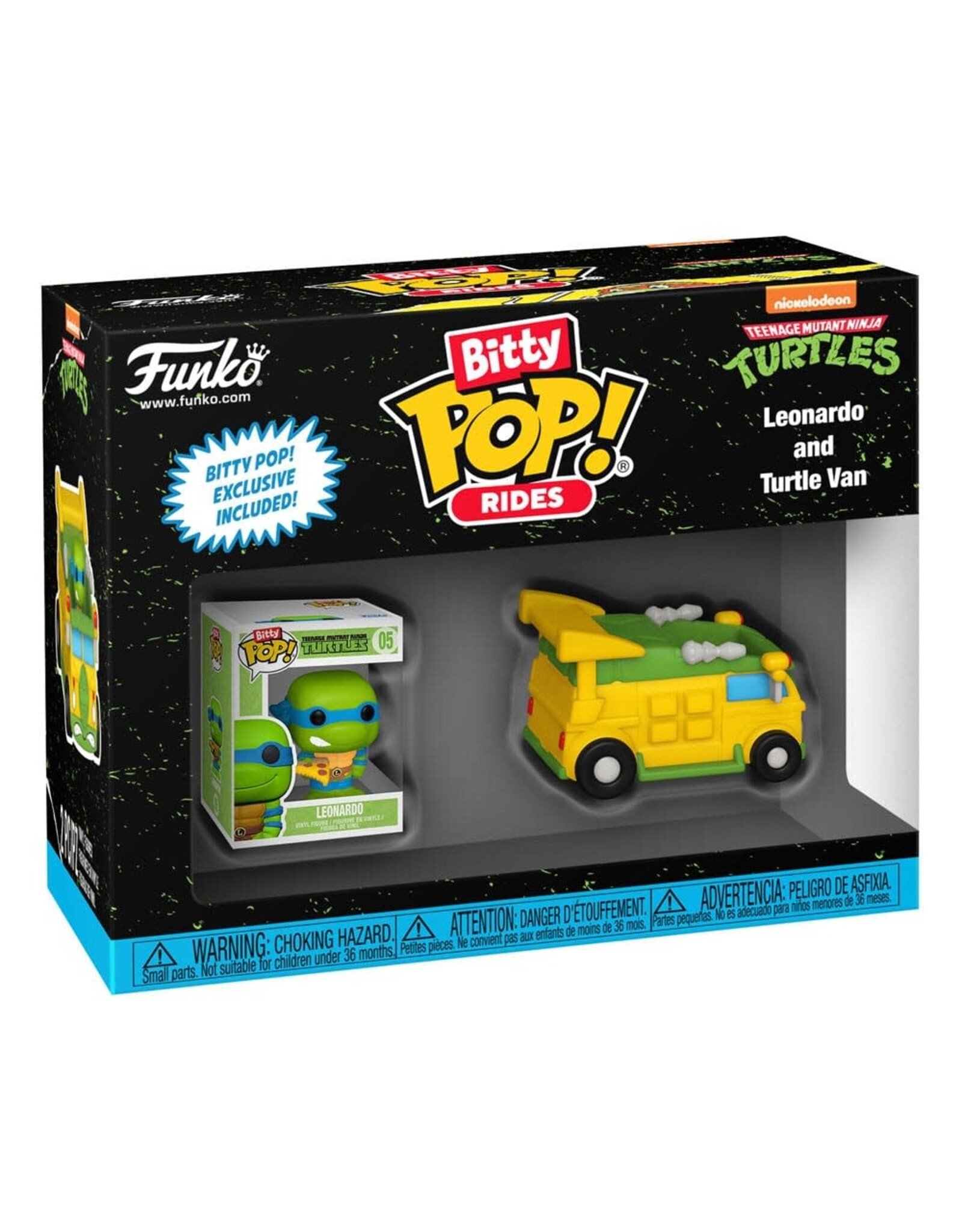 Funko Bitty Pop! Teenage Mutant Ninja Turtles  - Leonardo and Turtle Van