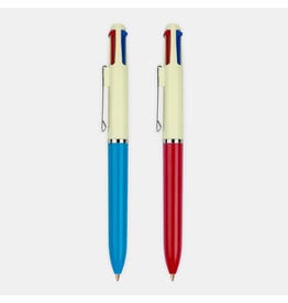 Retro Vierkleurenpen