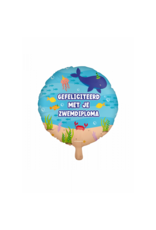 pd party Foil Balloon Zwemdiploma