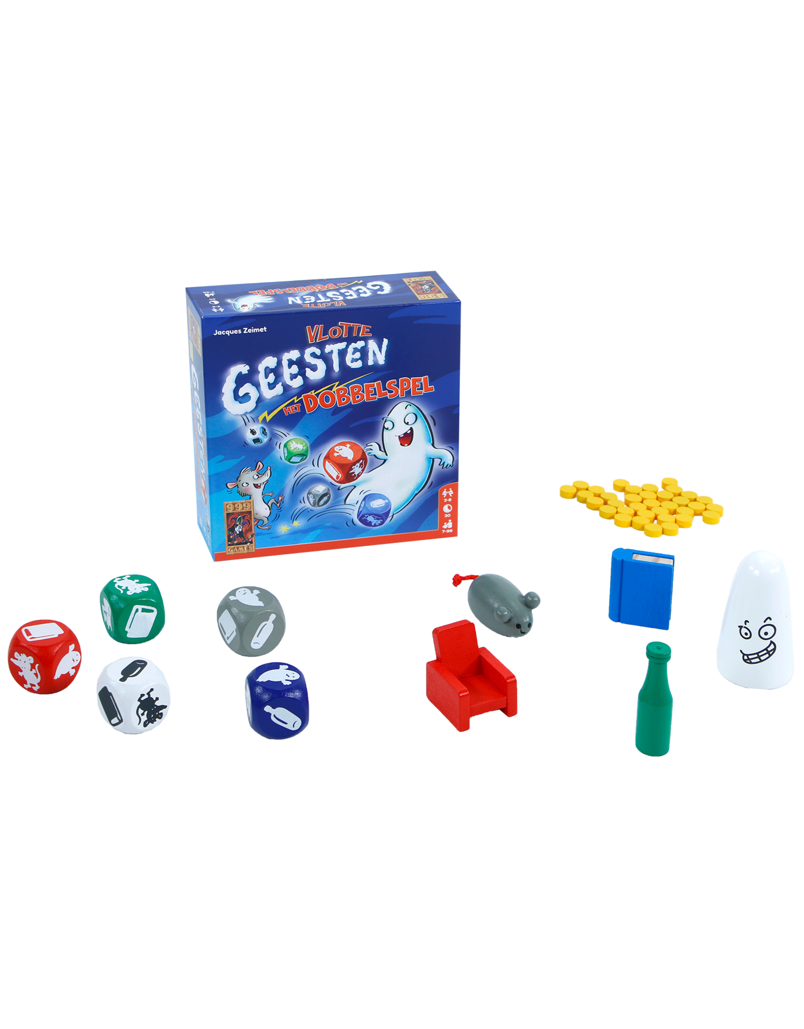 999 Games Vlotte Geesten Het Dobbelspel