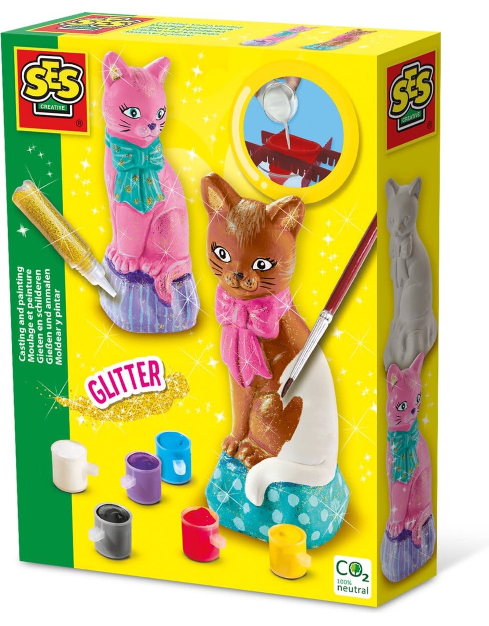 SES Gieten en Schilderen - Kat