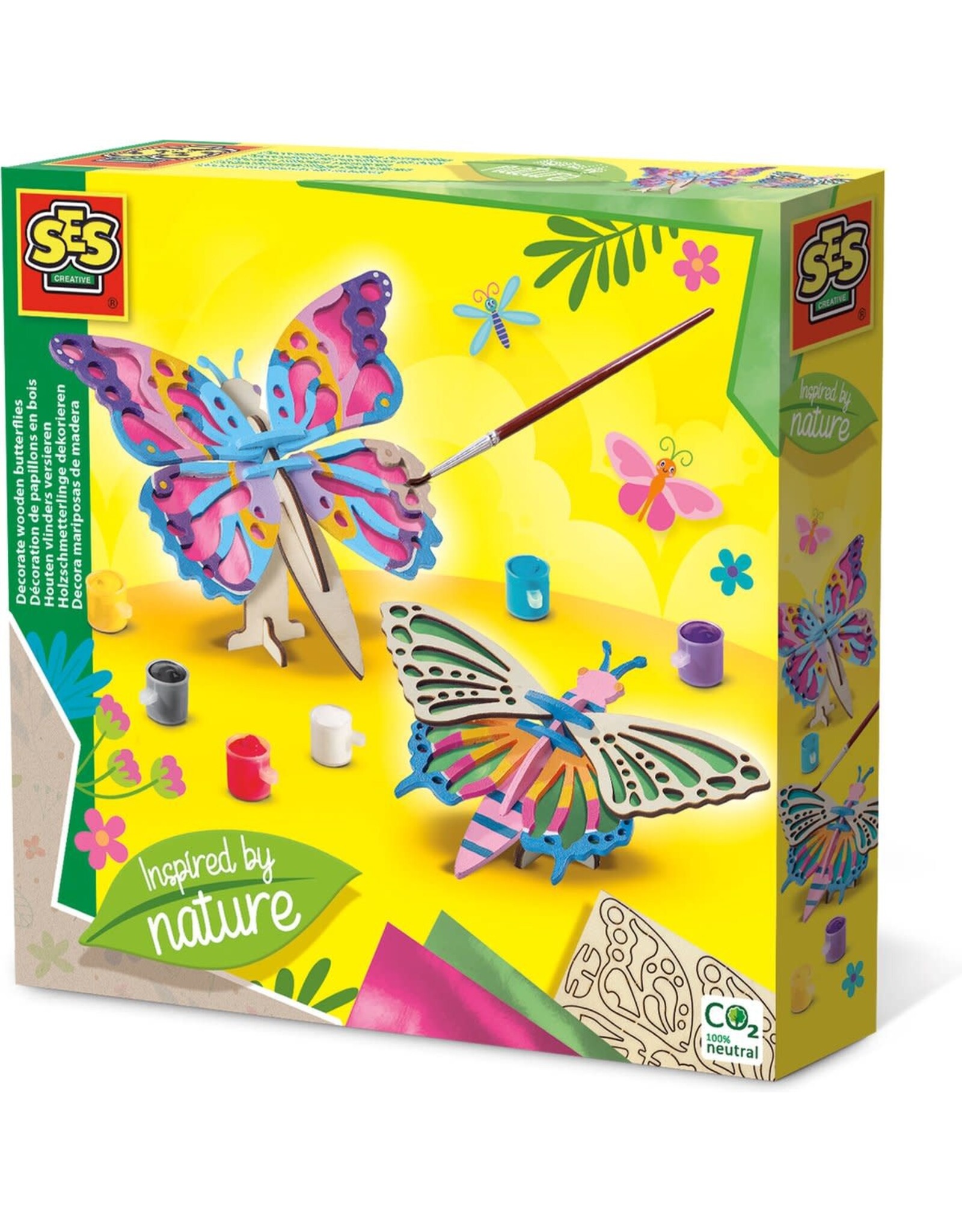 SES SES Houten Vlinders Versieren