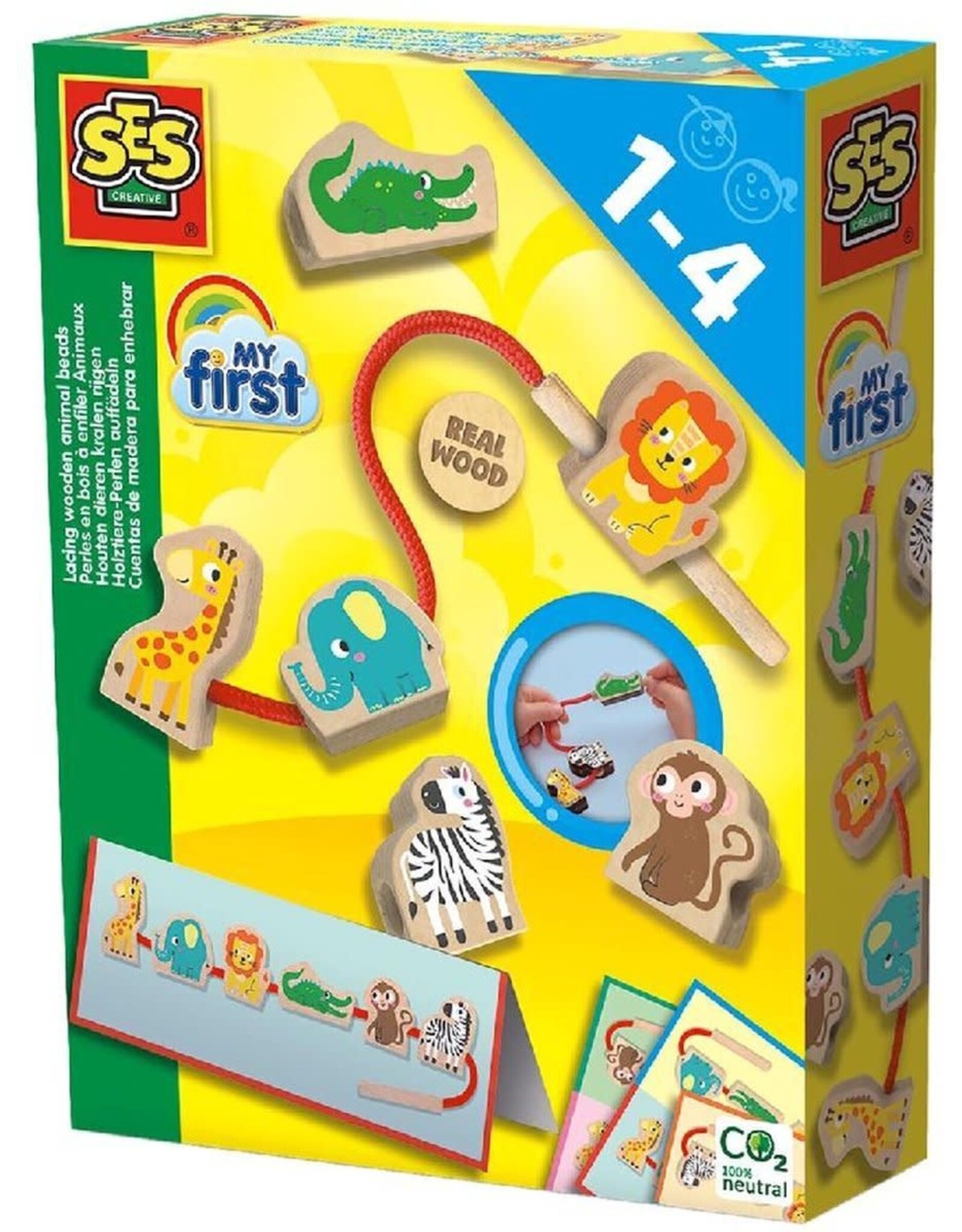 SES My First Houten Dieren Kralen