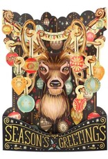 3D Swing Christmas Card "Season’s Greetings"