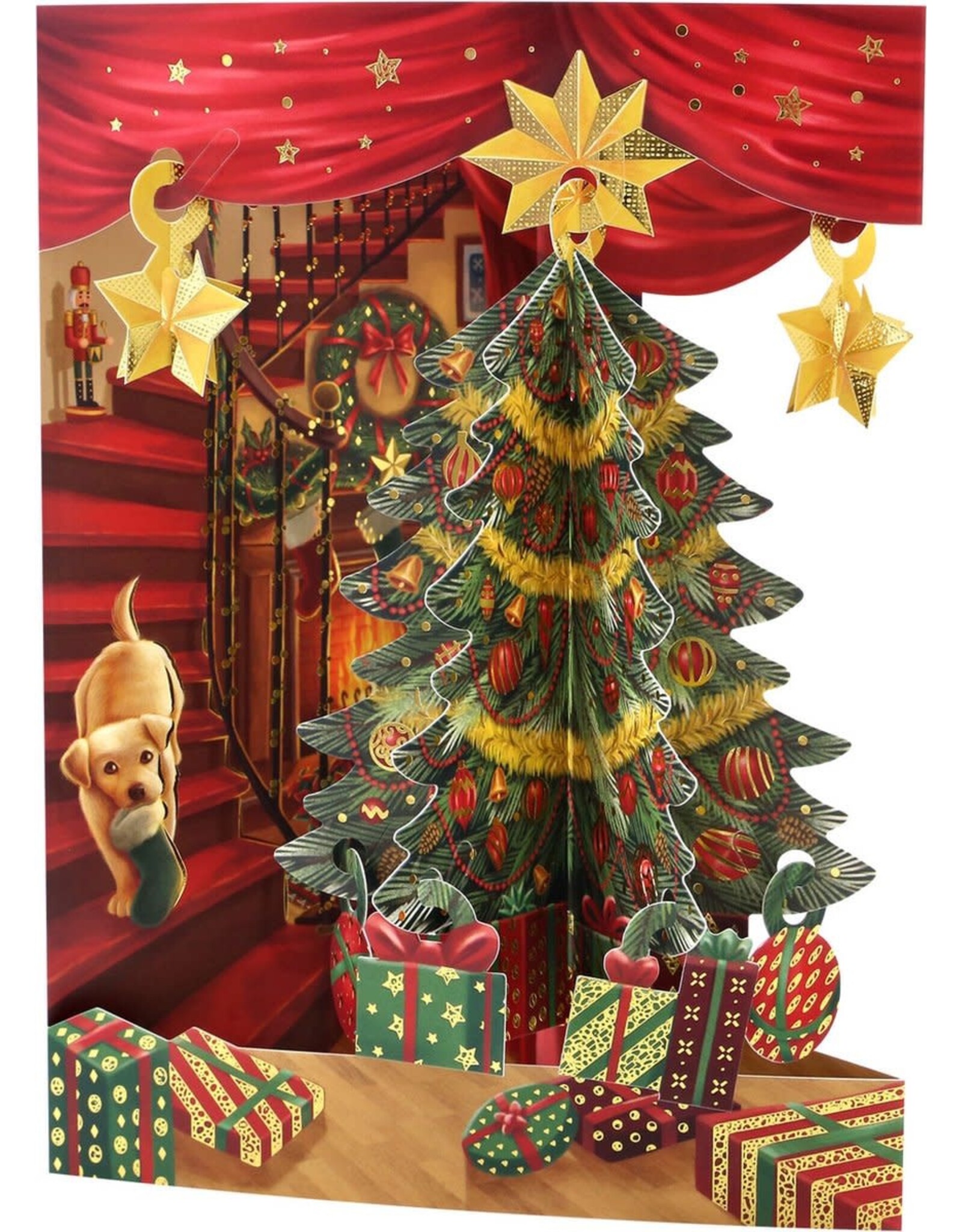 3D Swing Christmas Card "Christmas Tree"